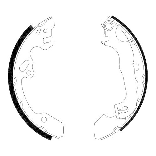 HELLA Bremsbackensatz 8DB 355 002-231