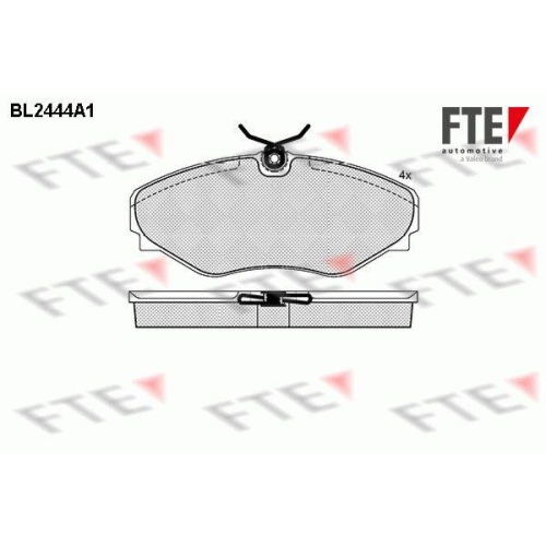 FTE Bremsbelagsatz, Scheibenbremse 9010739