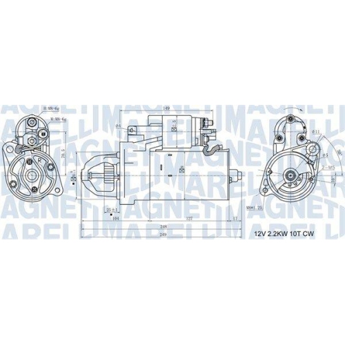 MAGNETI MARELLI Starter 063721411010