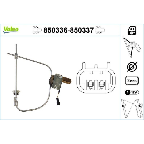 VALEO Fensterheber 850337
