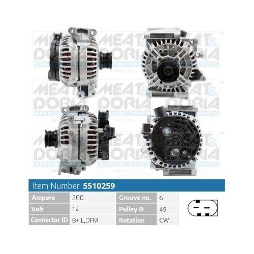 MEAT & DORIA Generator 5510259