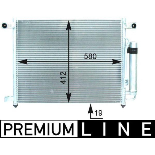 MAHLE Kondensator, Klimaanlage BEHR *** PREMIUM LINE *** AC 428 000P
