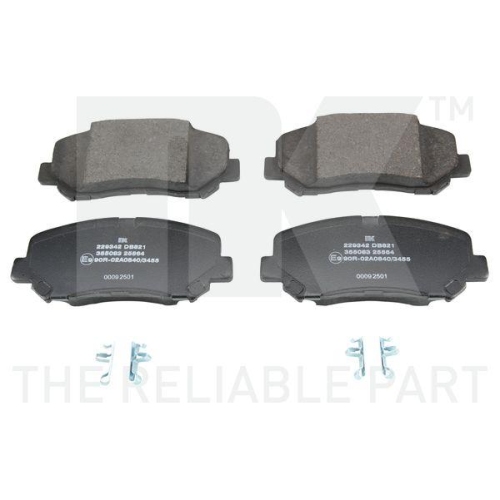 NK Bremsbelagsatz, Scheibenbremse 229342