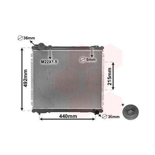 VAN WEZEL K&uuml;hler, Motork&uuml;hlung *** IR PLUS *** 52002039