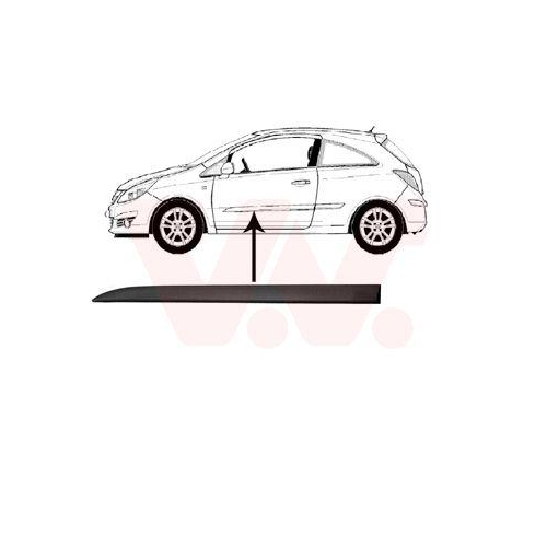 VAN WEZEL Zier-/Schutzleiste, T&uuml;r 3750427