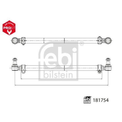 FEBI BILSTEIN Spurstange ProKit 181754