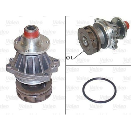 VALEO Wasserpumpe, Motork&uuml;hlung 506289