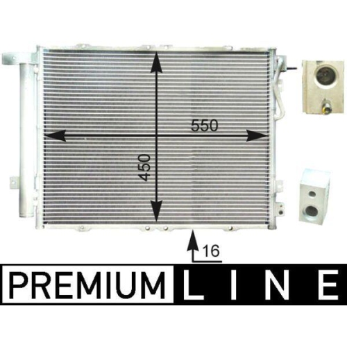 MAHLE Kondensator, Klimaanlage BEHR *** PREMIUM LINE *** AC 429 000P