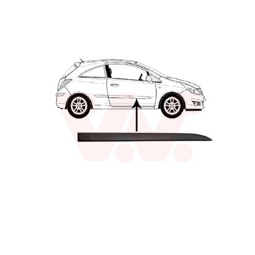 VAN WEZEL Zier-/Schutzleiste, T&uuml;r 3750428