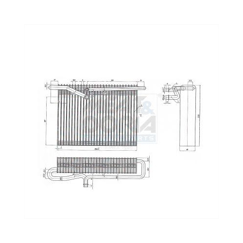MEAT & DORIA Verdampfer, Klimaanlage 997070