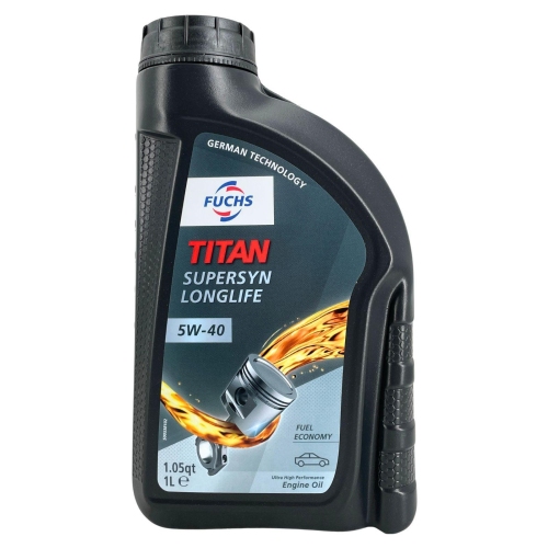 Motor&ouml;l Motoren&ouml;l Fuchs Titan Supersyn Longlife 5W-40 1 Liter Flasche 602718914