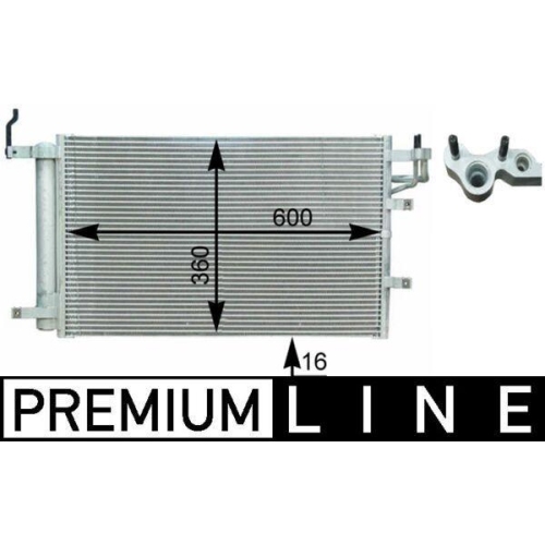 MAHLE Kondensator, Klimaanlage BEHR *** PREMIUM LINE *** AC 430 000P