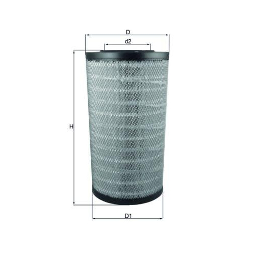 MAHLE Luftfilter LX 3753