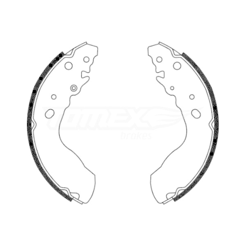 TOMEX Brakes Bremsbackensatz TX 22-03