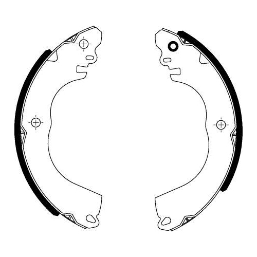 TEXTAR Bremsbackensatz 91082000