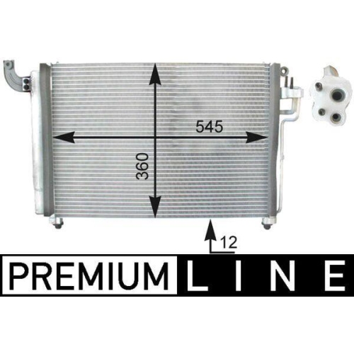 MAHLE Kondensator, Klimaanlage BEHR *** PREMIUM LINE *** AC 434 000P