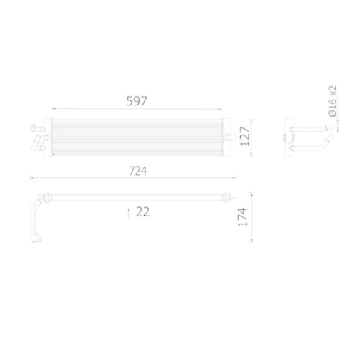 MAHLE Ölkühler, Automatikgetriebe BEHR *** PREMIUM LINE *** CLC 399 000P