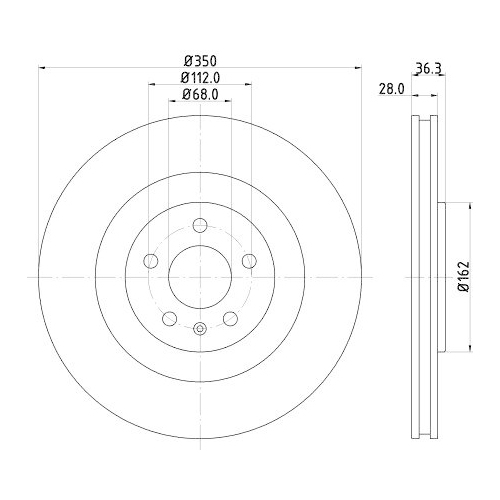 DON Bremsscheibe PCD22932