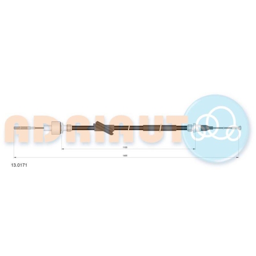 ADRIAUTO Seilzug, Kupplungsbet&auml;tigung 13.0171