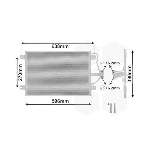 VAN WEZEL Kondensator, Klimaanlage *** IR PLUS *** 43005256