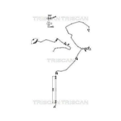 TRISCAN Hochdruck-/Niederdruckleitung, Klimaanlage 9010 10005