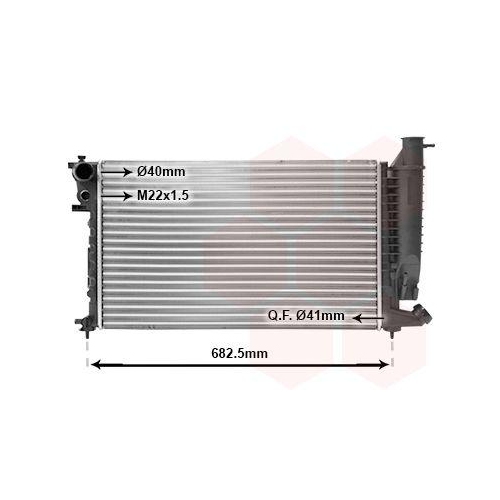 VAN WEZEL K&uuml;hler, Motork&uuml;hlung *** IR PLUS *** 40002148