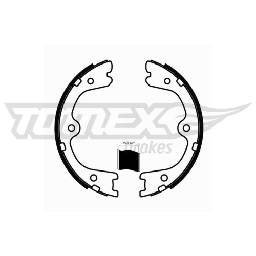 TOMEX Brakes Bremsbackensatz TX 22-23