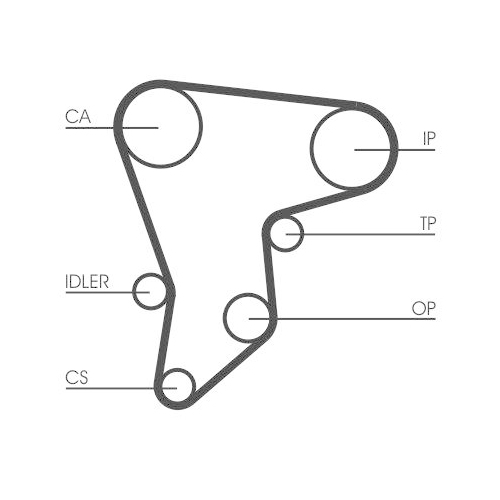 CONTINENTAL CTAM Zahnriemen CT590