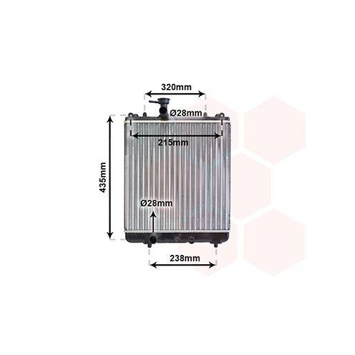 VAN WEZEL K&uuml;hler, Motork&uuml;hlung 52002061