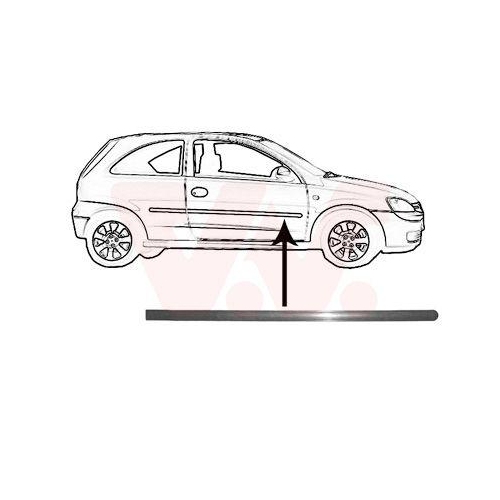 VAN WEZEL Zier-/Schutzleiste, T&uuml;r 3777428