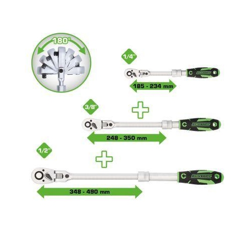 KS TOOLS Umschaltknarren-Satz 512.0103