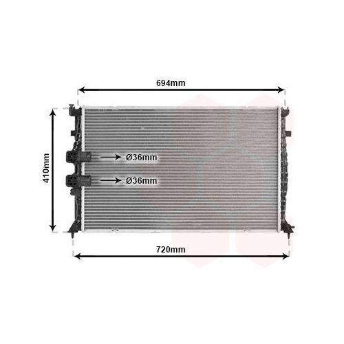 VAN WEZEL K&uuml;hler, Motork&uuml;hlung 40002176