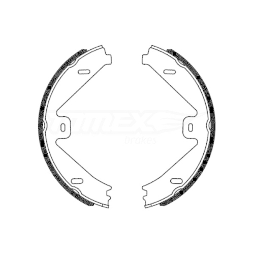 TOMEX Brakes Bremsbackensatz TX 22-16