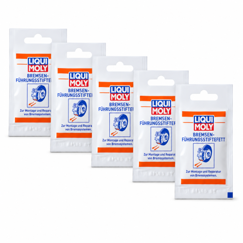 5 St&uuml;ck Bremsenf&uuml;hrungsstiftefett LIQUI MOLY 21204 - 5 Gramm