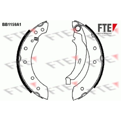 FTE Bremsbackensatz 9100031