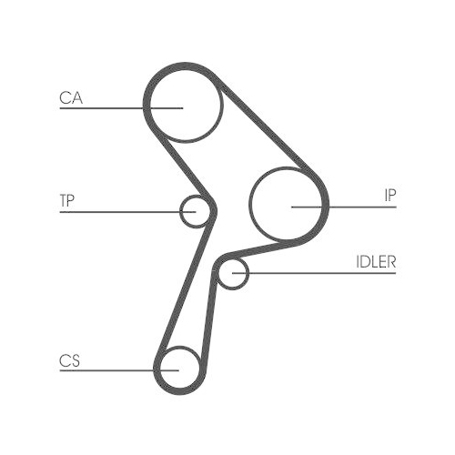 CONTINENTAL CTAM Zahnriemen CT609