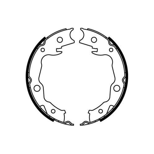 ABE Bremsbackensatz, Feststellbremse C01063ABE