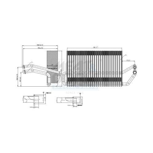 MEAT & DORIA Verdampfer, Klimaanlage 997075