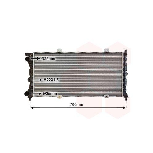 VAN WEZEL K&uuml;hler, Motork&uuml;hlung 17002143