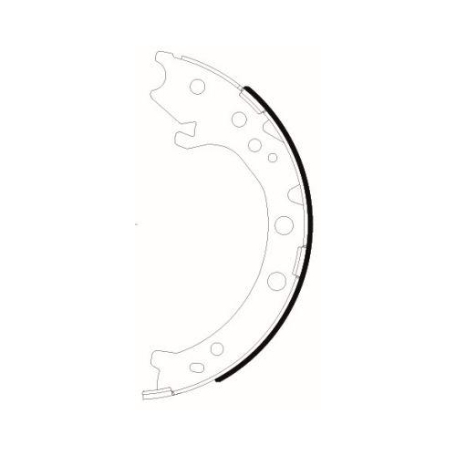 TEXTAR Bremsbackensatz, Feststellbremse 91083100