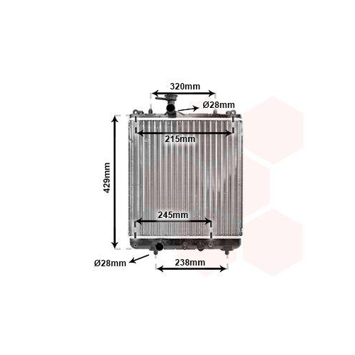 VAN WEZEL K&uuml;hler, Motork&uuml;hlung 52002064
