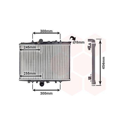 VAN WEZEL K&uuml;hler, Motork&uuml;hlung 40002202