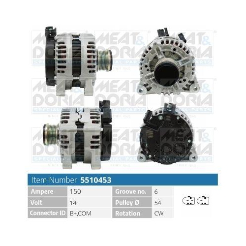 MEAT & DORIA Generator 5510453
