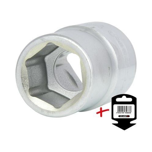3/4 Zoll Sechskant-Stecknuss, kurz, 21mm auf H&auml;nger KS TOOLS 911.3421-E