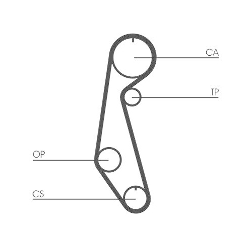 CONTINENTAL CTAM Zahnriemen CT679