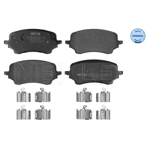 MEYLE Bremsbelagsatz, Scheibenbremse MEYLE-ORIGINAL: True to OE. 025 262 7118