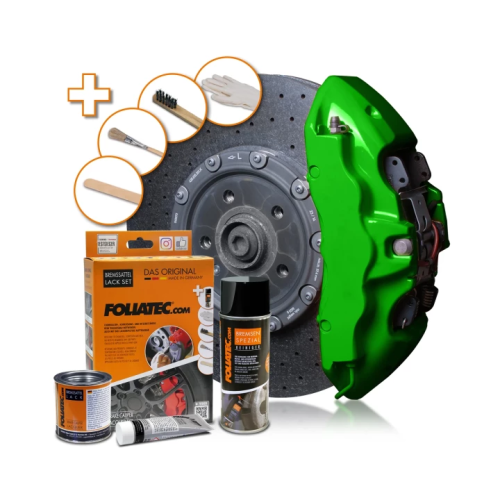 Foliatec Bremssattellack gr&uuml;n power green gr&uuml;n 2166 7-teilig hitzebest&auml;ndig