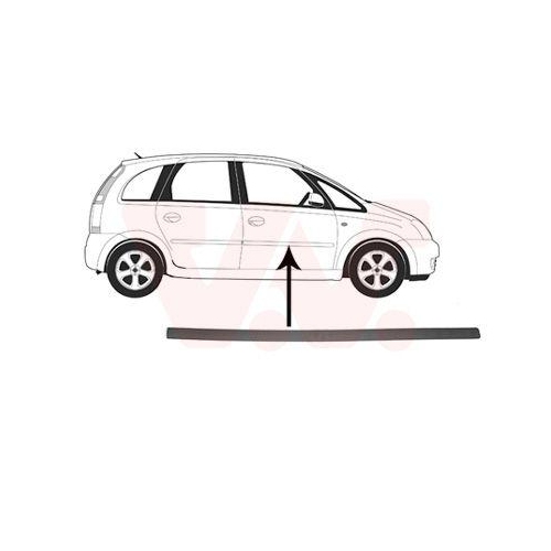 VAN WEZEL Zier-/Schutzleiste, T&uuml;r 3781404