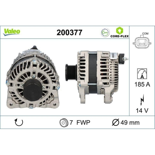 VALEO Generator VALEO CORE-FLEX 200377