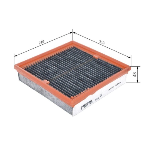 BOSCH Filter, Innenraumluft 1 987 431 451